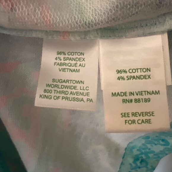 Lilly Pulitzer Skipper Dress Mermaids Cove popover DRESS Medium - Picture 5 of 5